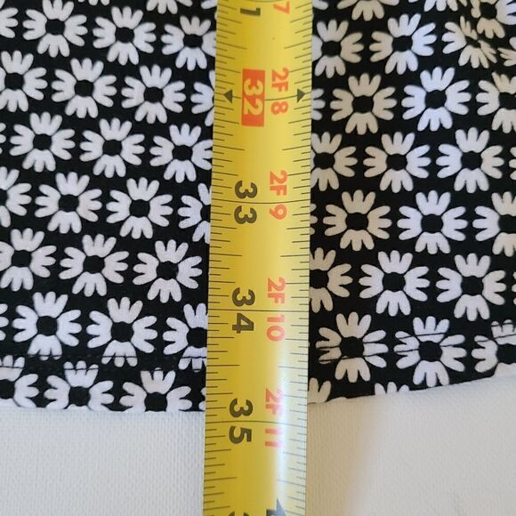 Talbots Women's Easy Care Pullover Short Sleeve Black & White Dress - Sz SP - Picture 5 of 7